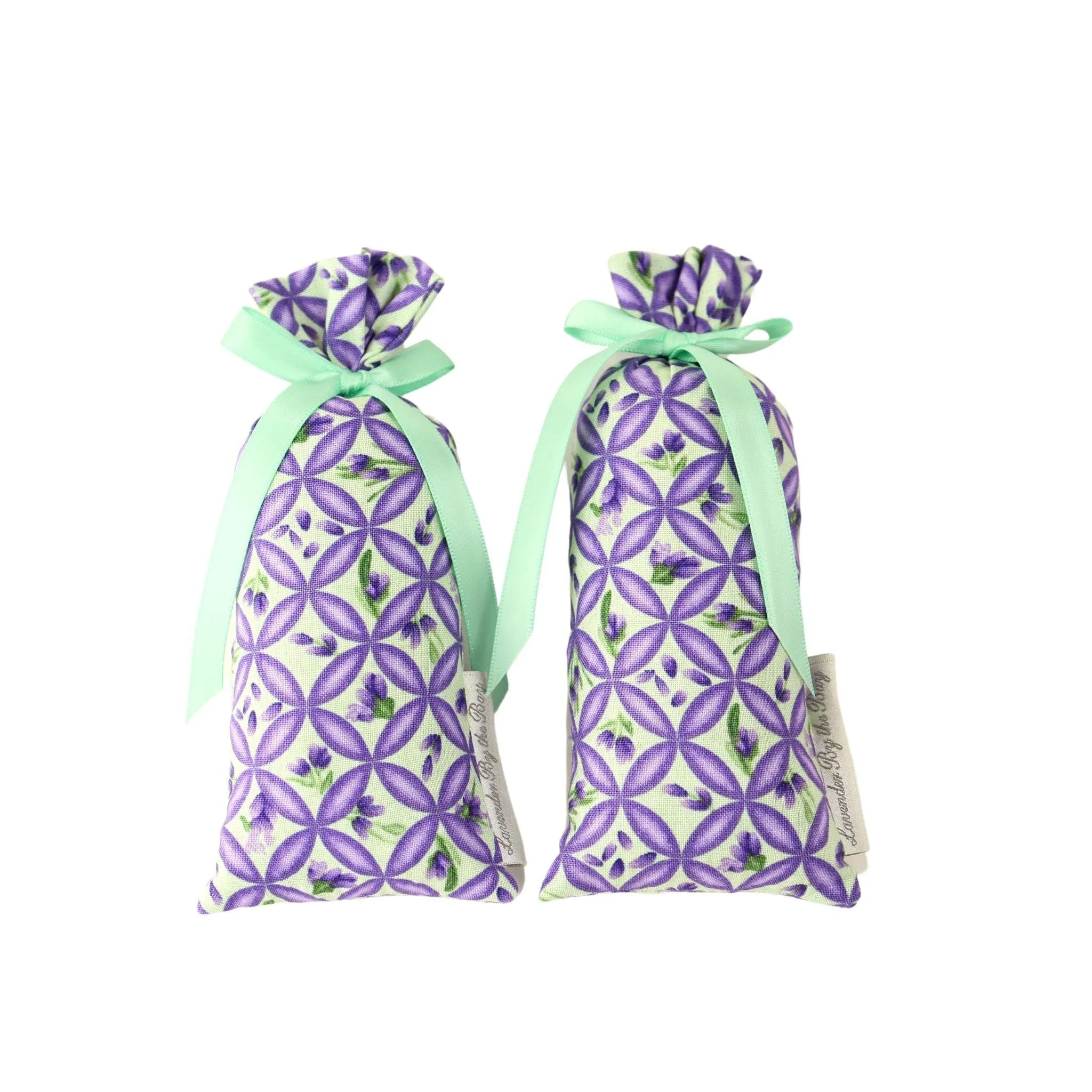 Set of Two Ribbon Lavender Sachets